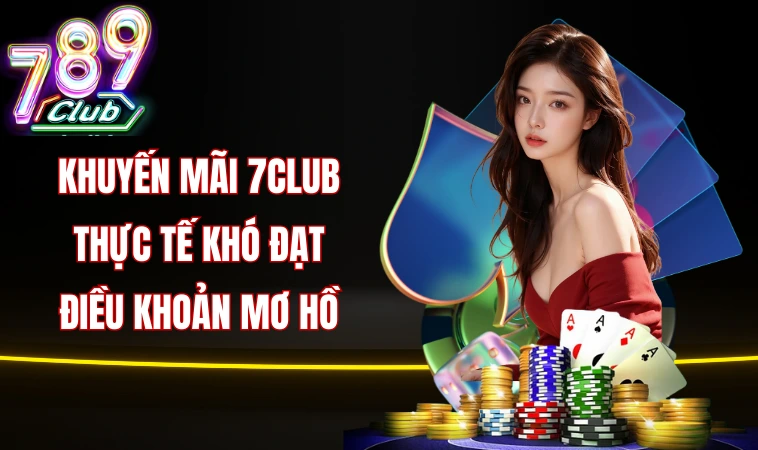 Khuyến mãi 7club thực tế khó đạt điều khoản mơ hồ